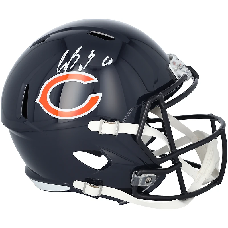 Casque réplique Riddell Speed autographié par Luther Burden III des Bears de Chicago