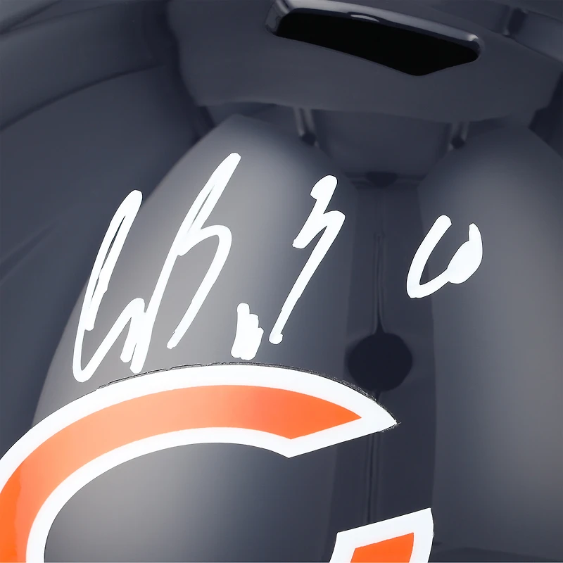 Luther Burden III Chicago Bears Autographed Riddell Speed Replica Helmet