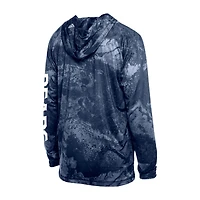 Men's New Era  Navy Chicago Bears RealTree Xtreme Camo Raglan Long Sleeve Hooded Top