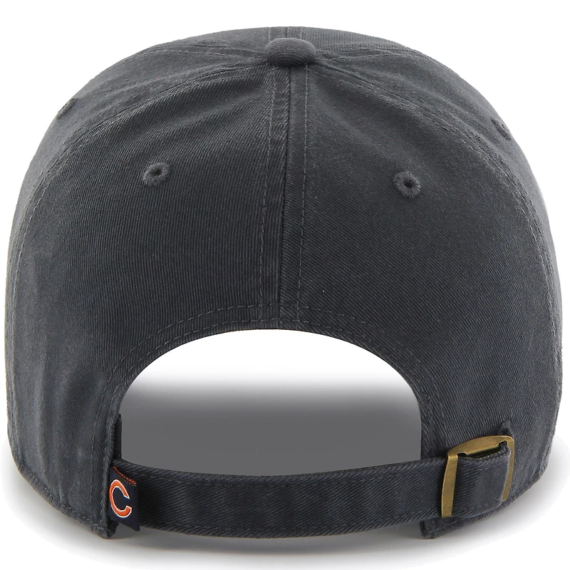 Casquette réglable Chicago Bears Clean Up '47 Brand pour homme, bleu marine