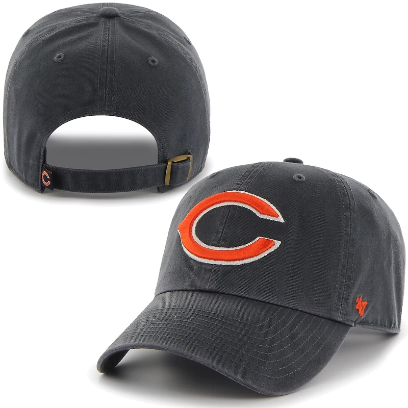 Casquette réglable Chicago Bears Clean Up '47 Brand pour homme, bleu marine