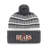 Men's '47  Charcoal Chicago Bears Tavern Cuffed Knit Hat with Pom
