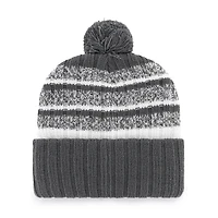 Bonnet à revers Chicago Bears Tavern '47 Charcoal pour homme avec pompon