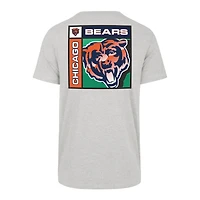Men's '47  Gray Chicago Bears Chrome Plate Franklin T-Shirt