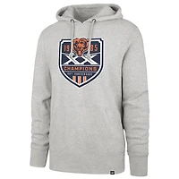 Men's '47 Gray Chicago Bears Super Bowl XX Champions 40th Anniversary Imprint Headline Hoodie