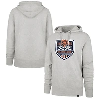 Men's '47 Gray Chicago Bears Super Bowl XX Champions 40th Anniversary Imprint Headline Hoodie
