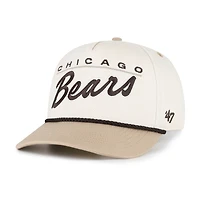 Men's '47  Natural/Tan Chicago Bears Neutral Terrain Hitch Rope Adjustable Hat