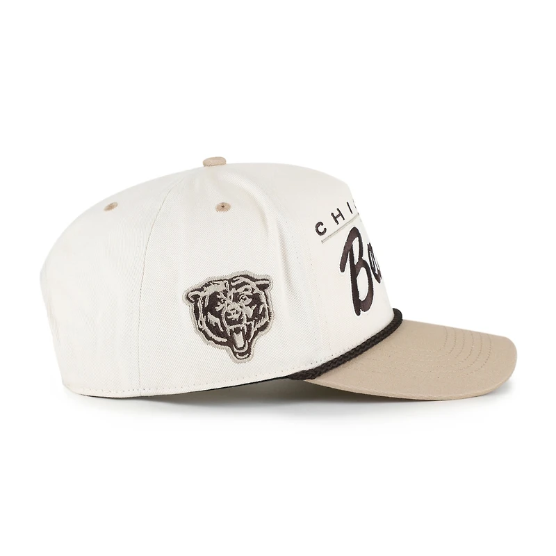 Men's '47 Natural/Tan Chicago Bears Neutral Terrain Hitch Rope Adjustable Hat
