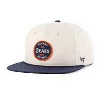 Casquette ajustable Payson Captain des Chicago Bears, modèle 47, naturelle, pour homme