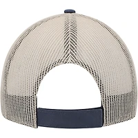Casquette réglable en cuir brut Chicago Bears '47 bleu marine/naturel pour homme