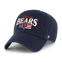 Casquette ajustable pour homme « 47 Navy Chicago Bears » avec drapeau américain