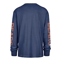 Men's '47 Navy Chicago Bears Cairn Ravine Foundation Long Sleeve T-Shirt