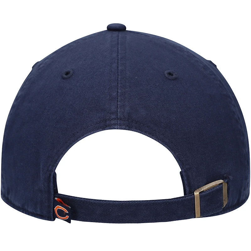 Casquette réglable '47 Chicago Bears Clean Up Script bleu marine pour homme
