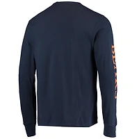 T-shirt à manches longues pour homme '47 bleu marine Chicago Bears Franklin