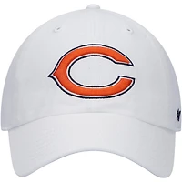 Casquette réglable Clean Up '47 Chicago Bears blanche pour homme