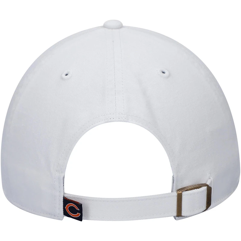 Casquette réglable Clean Up '47 Chicago Bears blanche pour homme