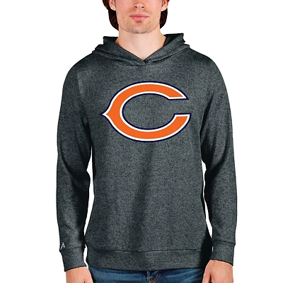 Sweat à capuche Team Absolute pour homme, couleur charbon chiné, des Chicago Bears