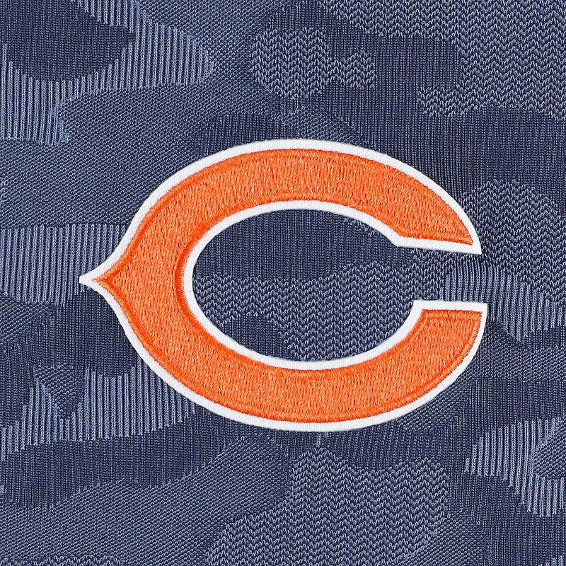 Men's Antigua Navy Chicago Bears Brigade Quarter-Zip Sweatshirt