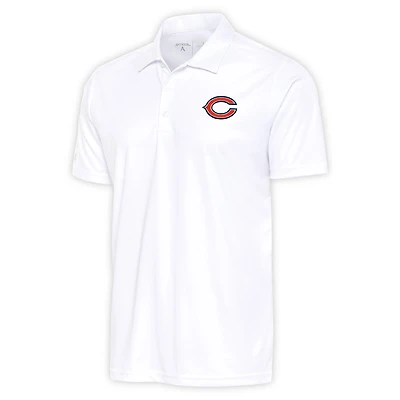 Polo Apex blanc Antigua pour homme des Chicago Bears