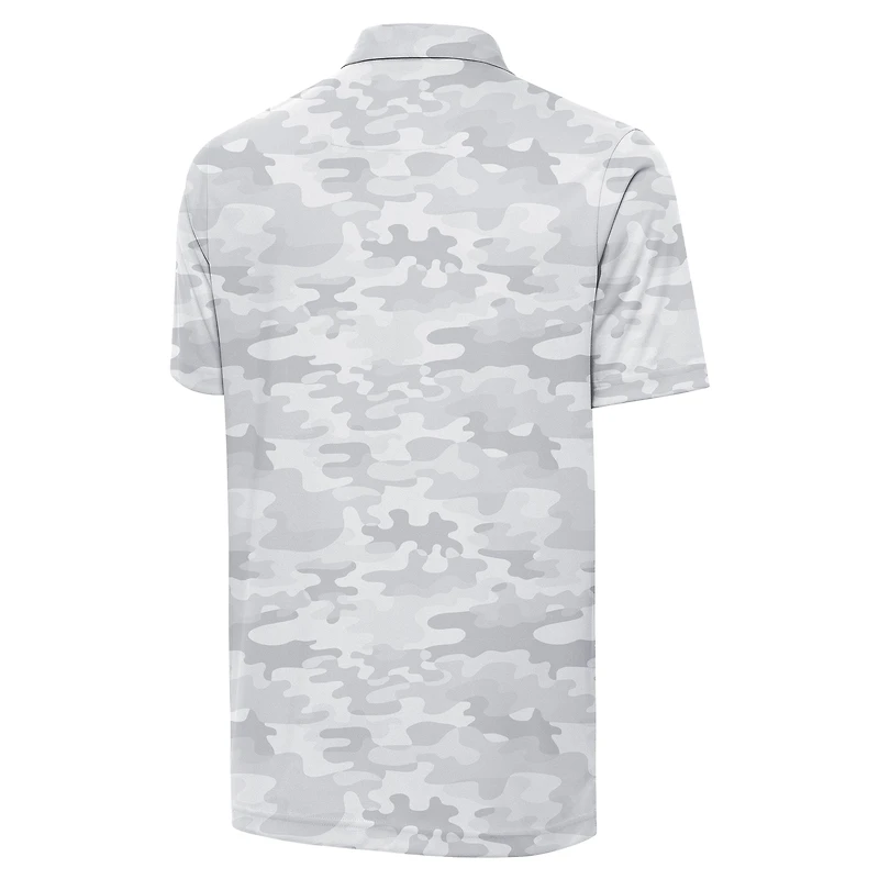 Polo Antigua blanc Chicago Bears Collide pour hommes