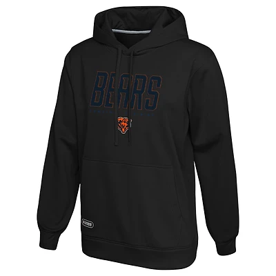 Sweat à capuche authentique noir pour homme des Chicago Bears Combine