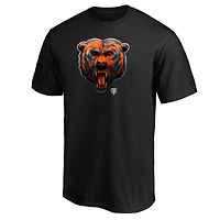 Men's  Black Chicago Bears Midnight Mascot T-Shirt