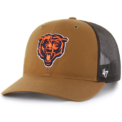 Casquette ajustable Carhartt x '47 Brown Chicago Bears pour homme