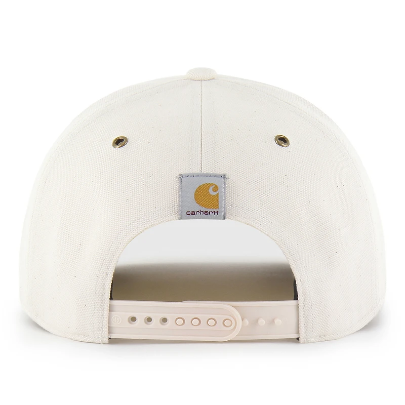 Casquette Carhartt x '47 Chicago Bears pour homme, coloris naturel/marron, modèle Relaxed Hitch ajustable.