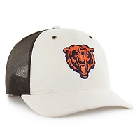 Men's Carhartt x '47 Natural/Brown Chicago Bears Undyed Trucker Adjustable Hat