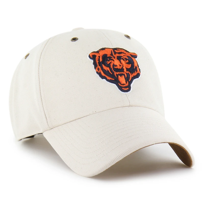 Men's Carhartt x '47 Natural Chicago Bears Undyed Clean Up Adjustable Hat