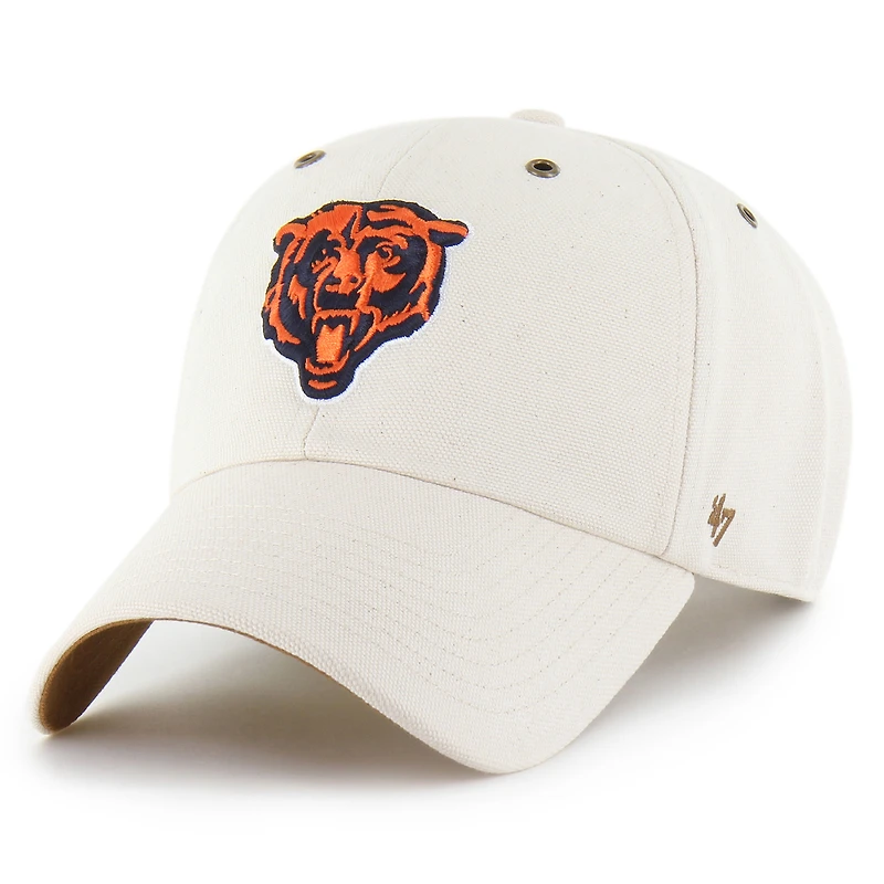 Casquette ajustable Carhartt x '47 Natural Chicago Bears Undyed Clean Up pour homme
