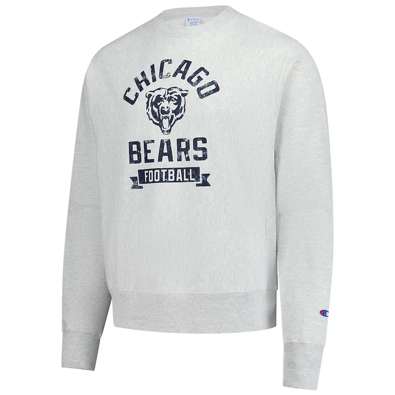 Sweat-shirt en molleton à tissage inversé Champion pour homme, gris chin