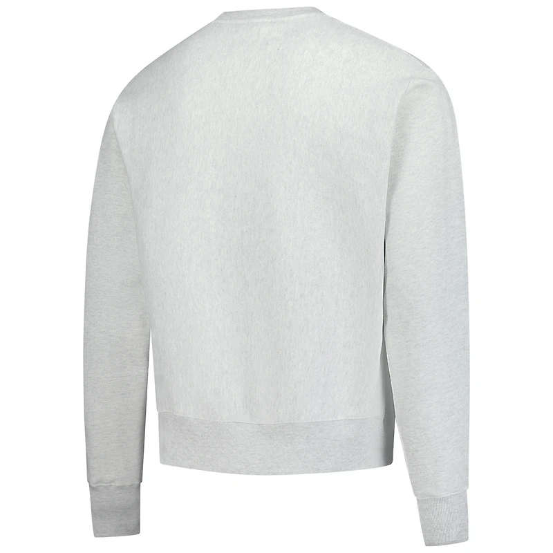 Men's Champion Heather Gray Chicago Bears Reverse Weave Fleece Pullover Sweatshirt