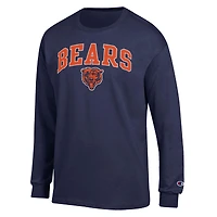 T-shirt à manches longues Champion orange Chicago Bears pour homme