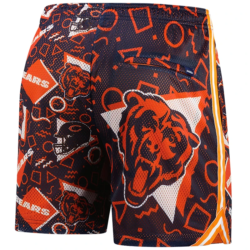 Short en maille bleu marine Chubbies pour homme des Chicago Bears