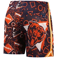 Short en maille bleu marine Chubbies pour homme des Chicago Bears