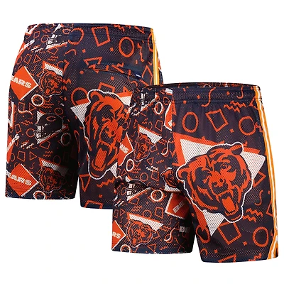 Short en maille bleu marine Chubbies pour homme des Chicago Bears