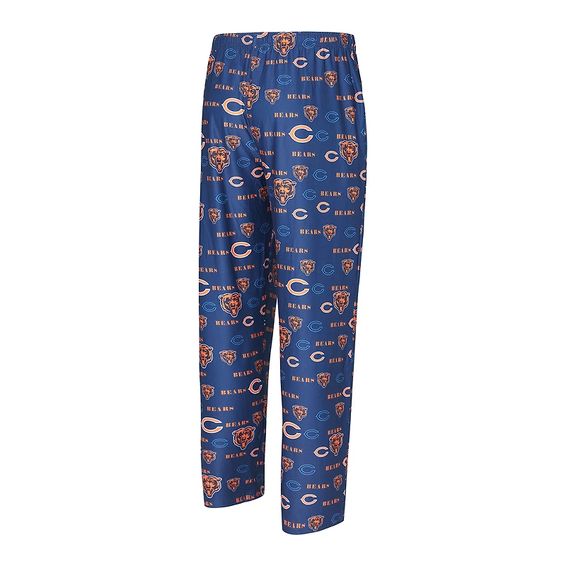 Pantalon Concepts Sport bleu marine à imprimé mosaïque des Chicago Bears pour homme