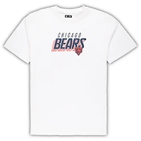 Men's Concepts Sport White/Charcoal Chicago Bears Big & Tall Top and Shorts Set