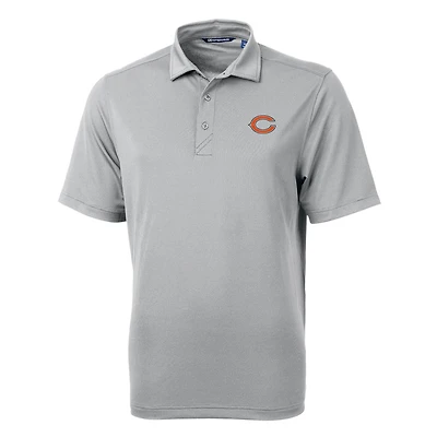 Polo recyclé en piqué écologique pour homme, gris, de couleur grande taille, des Chicago Bears, Cutter & Buck