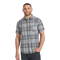 Chemise à manches courtes boutonnée tissée grise Chicago Bears de la collection Darius Rucker pour homme par Fanatics