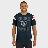 Men's Darius Rucker Collection by Fanatics  Navy Chicago Bears Football Stripe Sleeve T-Shirt