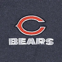 Men's Dunbrooke Heather Navy Chicago Bears Freestyle Coated Tech Fleece Full-Zip Jacket