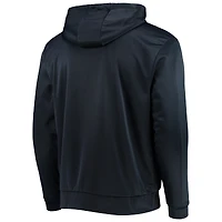 Sweat à capuche entièrement zippé pour homme Dunbrooke bleu marine/orange Chicago Bears Apprentice