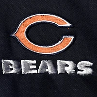 Sweat à capuche entièrement zippé pour homme Dunbrooke bleu marine/orange Chicago Bears Apprentice