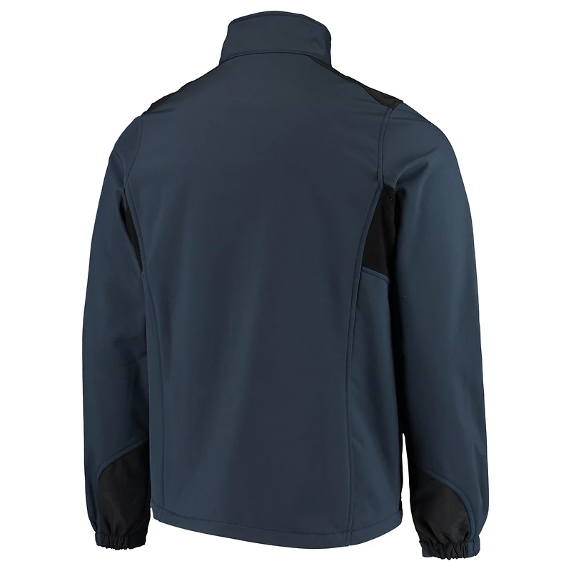 Dunbrooke Navy Chicago Bears Circle Softshell Fleece Full-Zip Veste pour homme