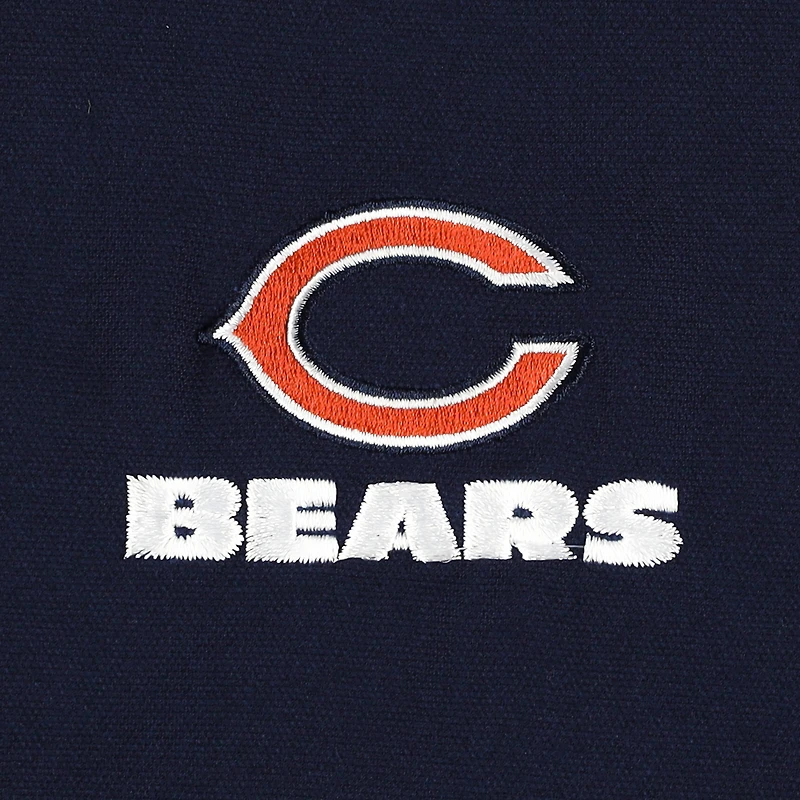 Veste de travail Dunbrooke Chicago Bears Journey Workwear à trois mélanges pour homme, bleu marine