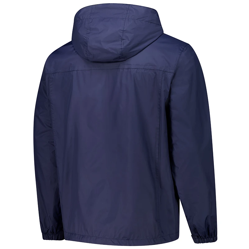 Veste à capuche zippée et imperméable Dunbrooke Navy Chicago Bears Tropic pour homme
