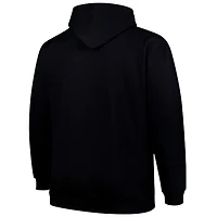 Men's Fanatics Black Chicago Bears Big & Tall Pop Pullover Hoodie