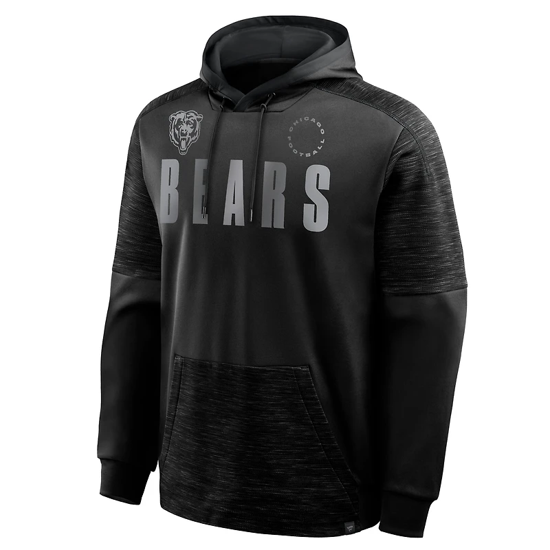 Men's Fanatics Black Chicago Bears Chip Shot Pullover Hoodie